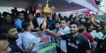 ইসলামপুর স্বেচ্ছাসেবী সংগঠন ফুটবল টুর্নামেন্টে চ্যাম্পিয়ান লিমন পরিষদ।