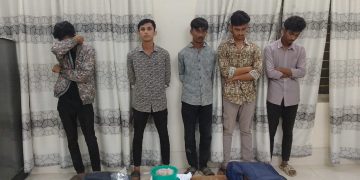 পবিপ্রবিতে আবারো ৫ বহিরাগত মাদকসেবী আটক