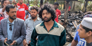 পরিকল্পিত অগ্নিকাণ্ডে প্রাণে বাঁচলো কাফির পরিবার।